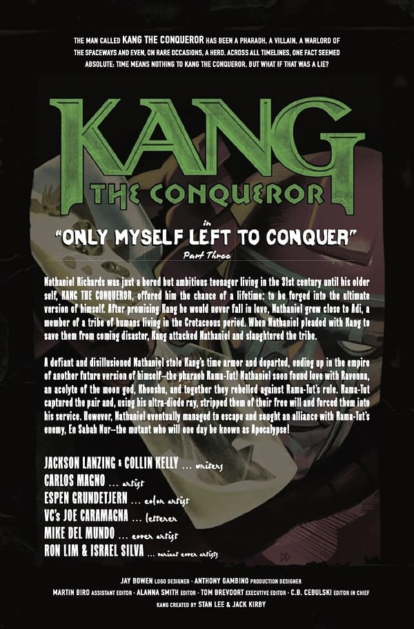 Interior preview page from KANG THE CONQUEROR #3 (OF 5)