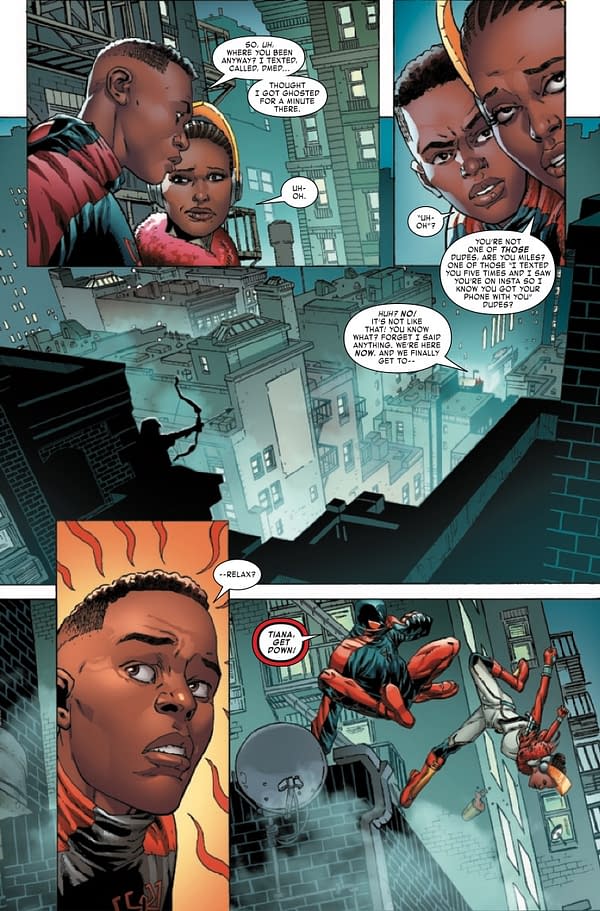 Interior preview page from MILES MORALES SPIDER-MAN #31