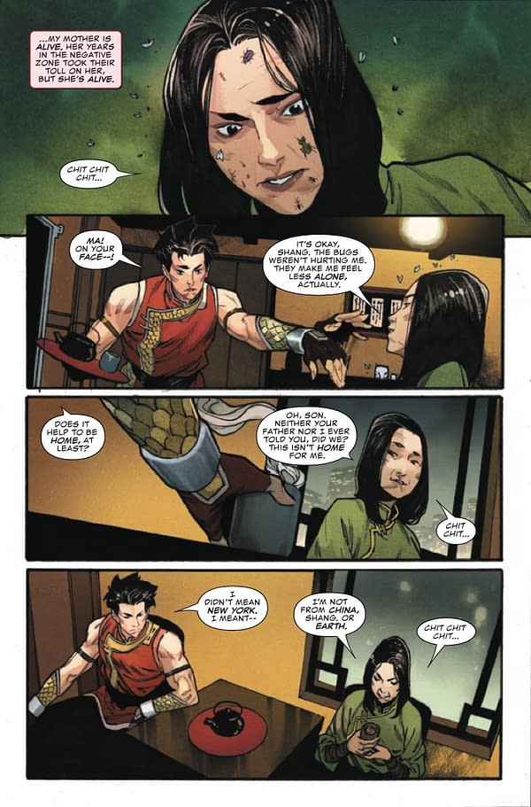 Interior preview page from SHANG-CHI #5