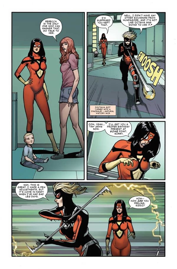Interior preview page from SPIDER-WOMAN #16