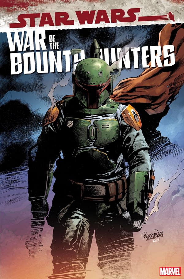 Cover image for AUG211237 STAR WARS WAR OF THE BOUNTY HUNTERS #5 (OF 5) PAGULAYAN VAR, by (W) Charles Soule (A) Luke Ross (CA) Carlo Pagulayan, in stores Wednesday, October 13, 2021 from MARVEL COMICS