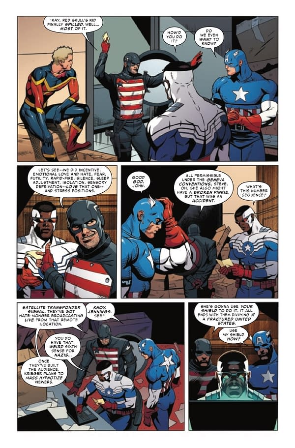 Interior preview page from UNITED STATES CAPTAIN AMERICA #5 (OF 5)