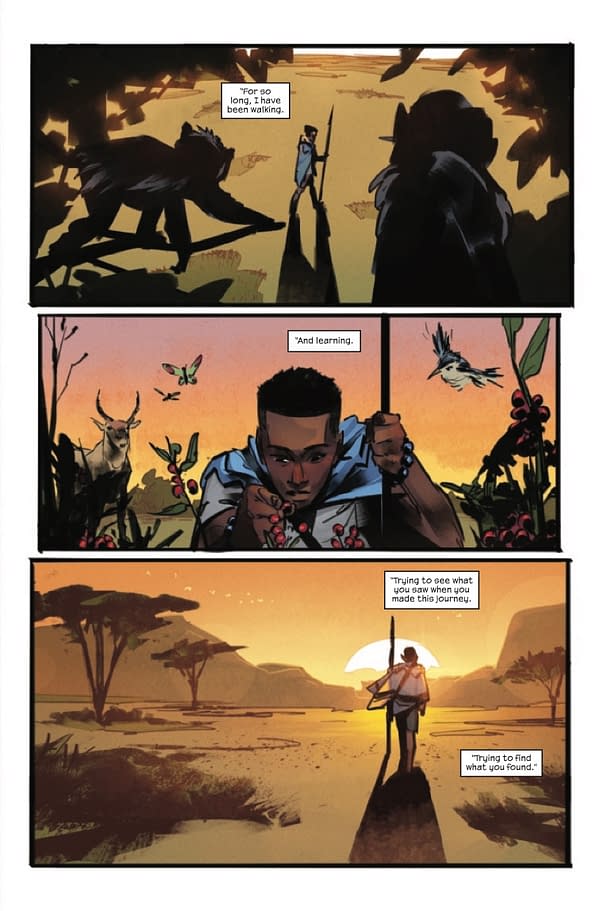 Preview page from Black Panther Legends #2