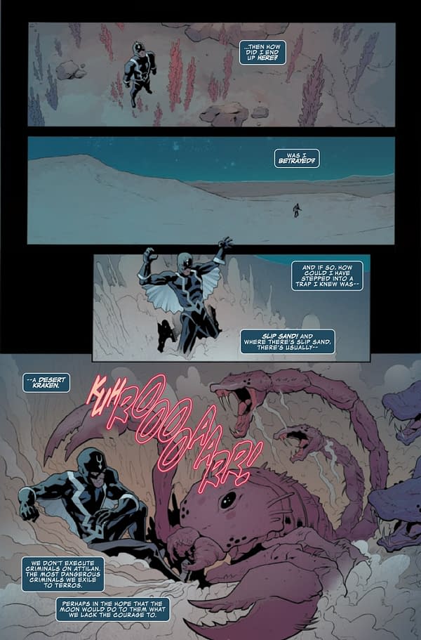 Preview page from Darkhold: Black Bolt #1