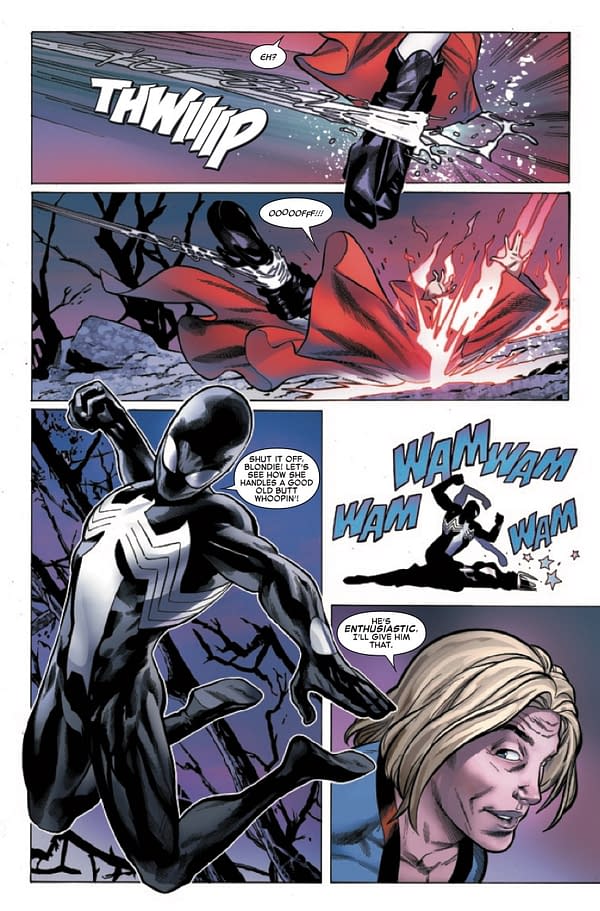 Preview page from Symbiote Spider-Man Crossroads #5
