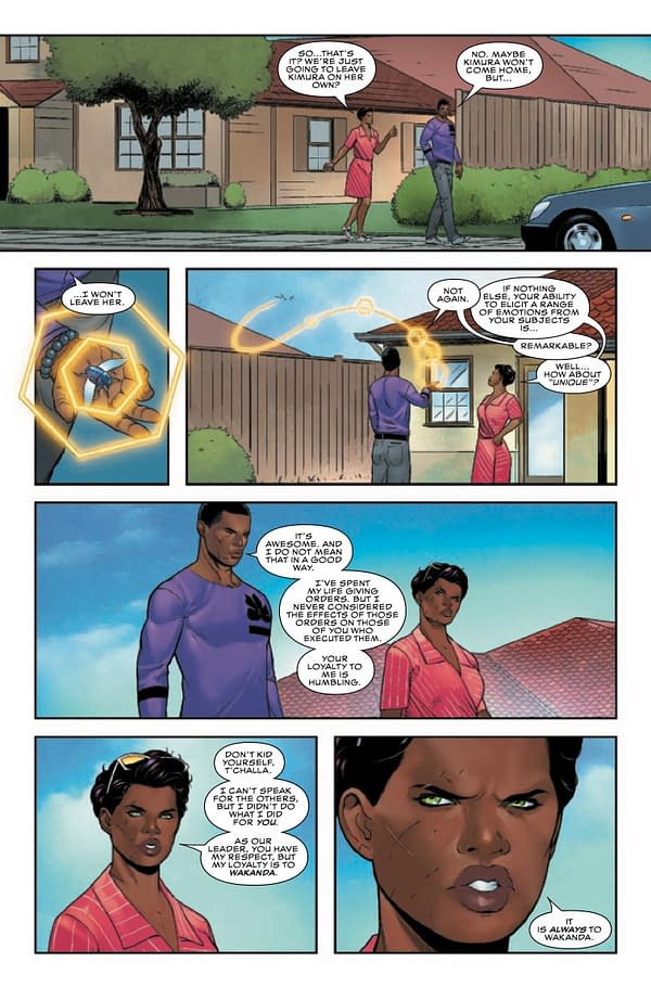 Interior preview page from Black Panther #2