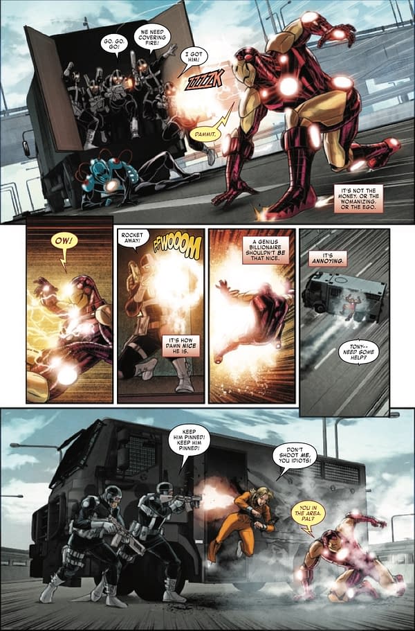 Interior preview page from Captain America/Iron Man #1
