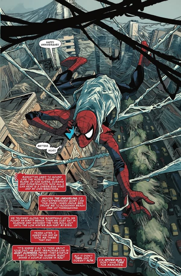 Interior preview page from Darkhold: Spider-Man #1