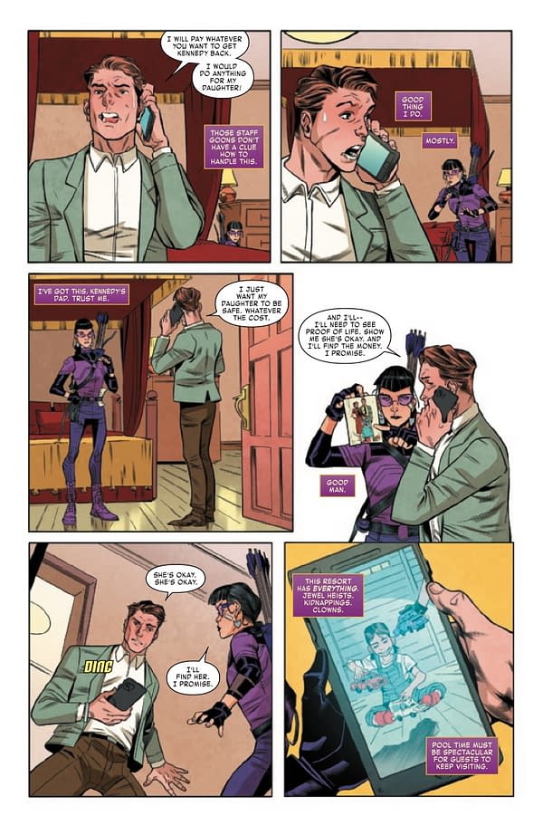 Interior preview page from Hawkeye: Kate Bishop #2