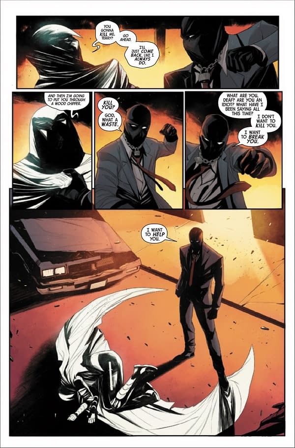 Interior preview page from Moon Knight #6