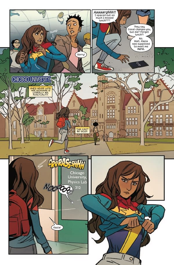 Interior preview page from Ms Marvel: Beyond the Limit #1