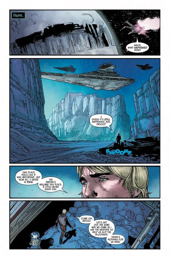 Interior preview page from Star Wars #19