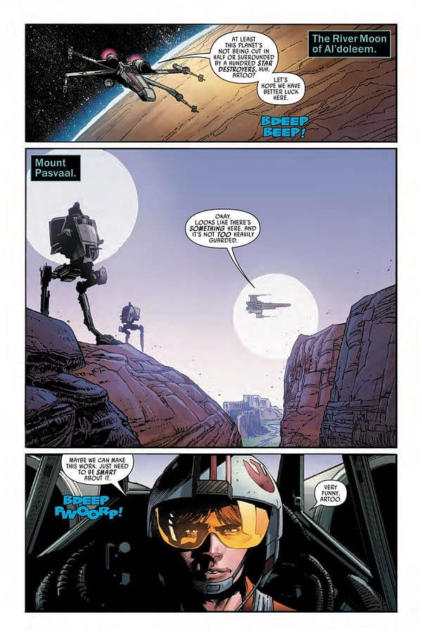 Interior preview page from Star Wars #19