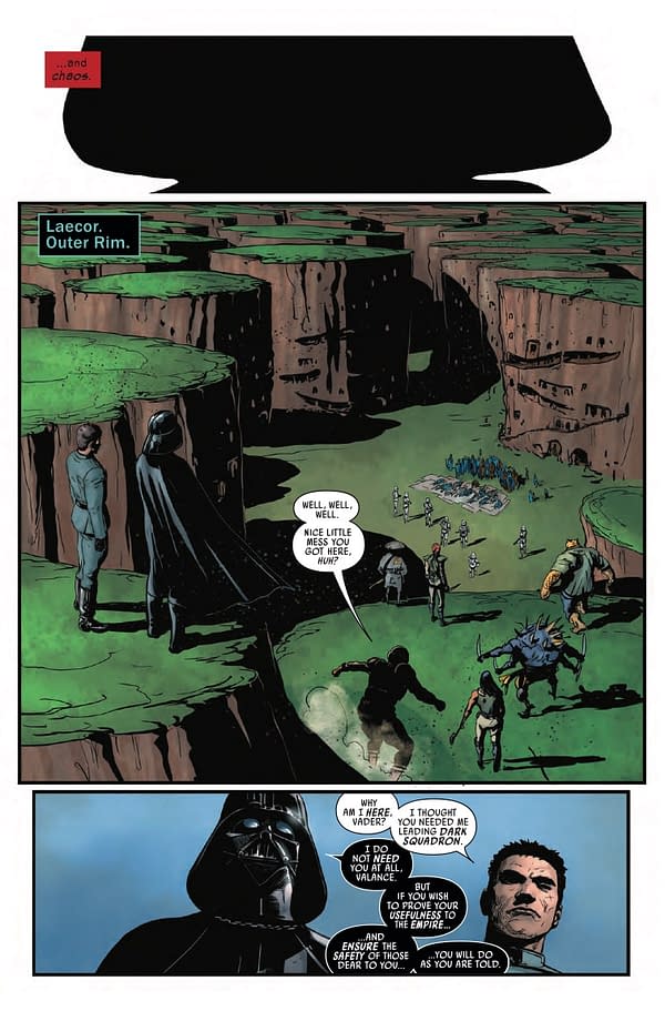 Interior preview page from Star Wars: Darth Vader #19