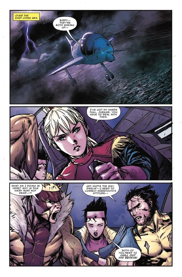 Interior preview page from X-Men Legends #9