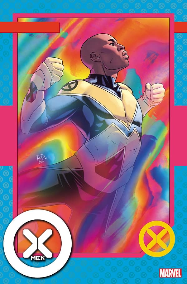 Cover image for X-MEN 7 DAUTERMAN NEW LINE-UP TRADING CARD VARIANT