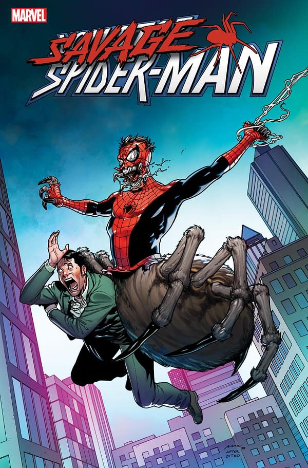 Cover image for SAVAGE SPIDER-MAN 1 PEREZ VARIANT