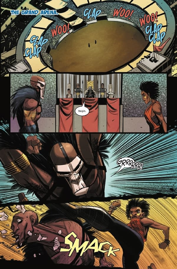 Interior preview page from Black Panther Legends #3