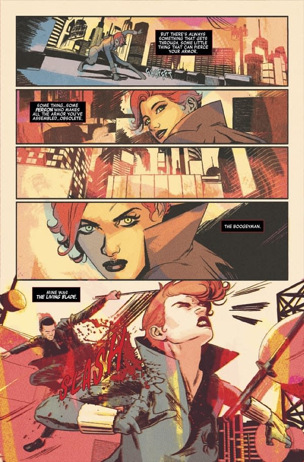 Interior preview page from Black Widow #13