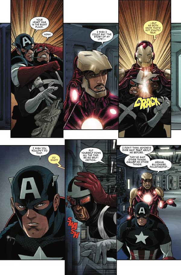 Interior preview page from Captain America/Iron Man #2