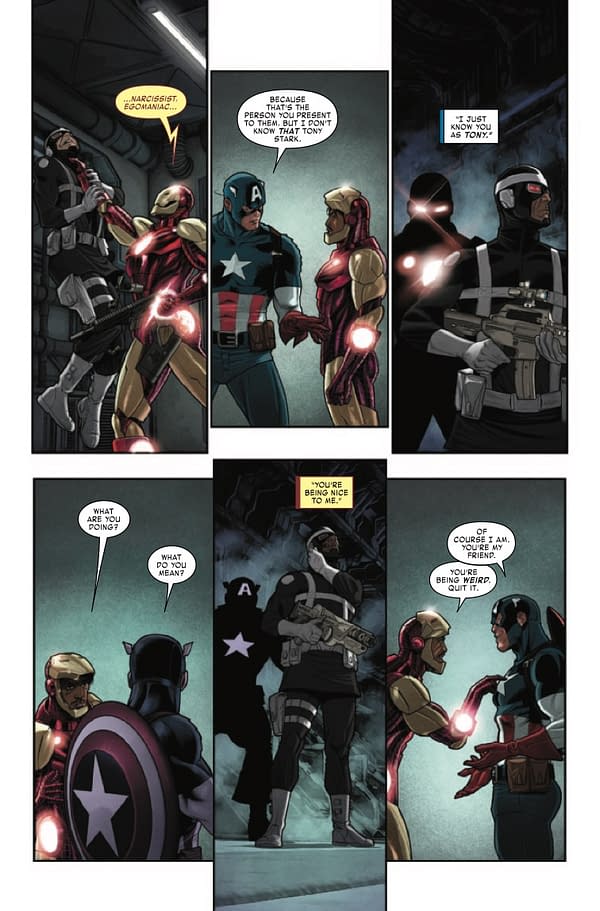 Interior preview page from Captain America/Iron Man #2