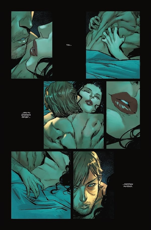 Interior preview page from Daredevil: Woman Without Fear #2