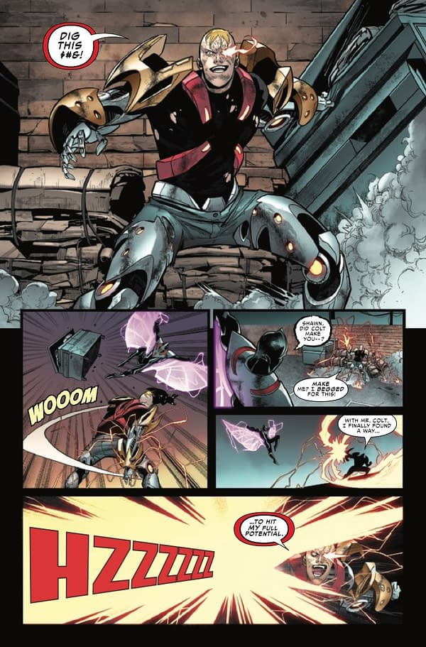 Interior preview page from Darkhawk #5