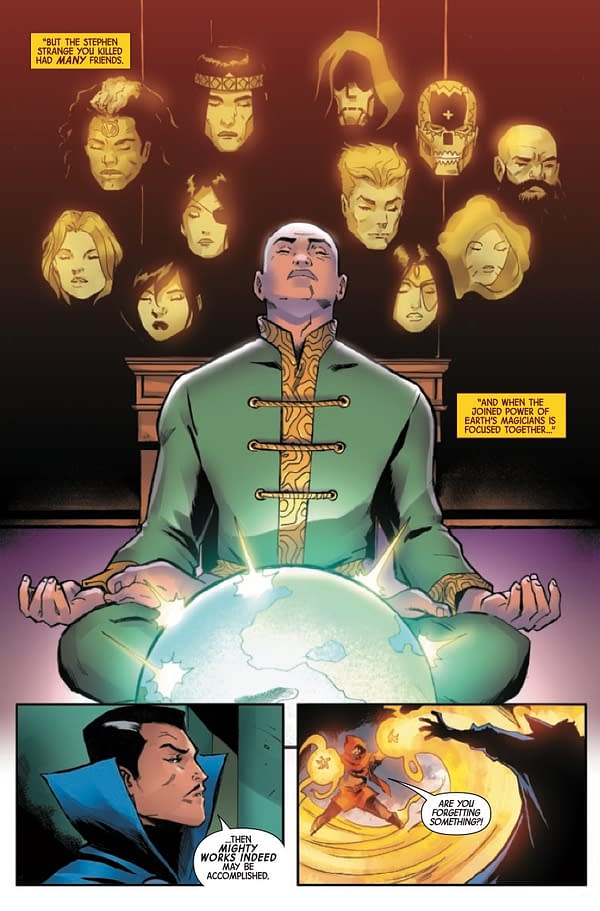 Interior preview page from Death of Doctor Strange #5