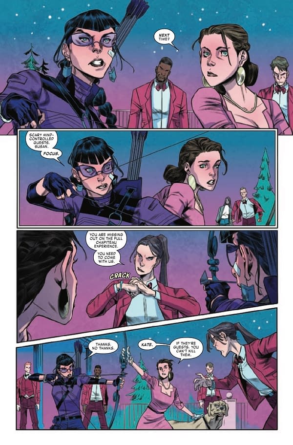 Interior preview page from Hawkeye: Kate Bishop #3