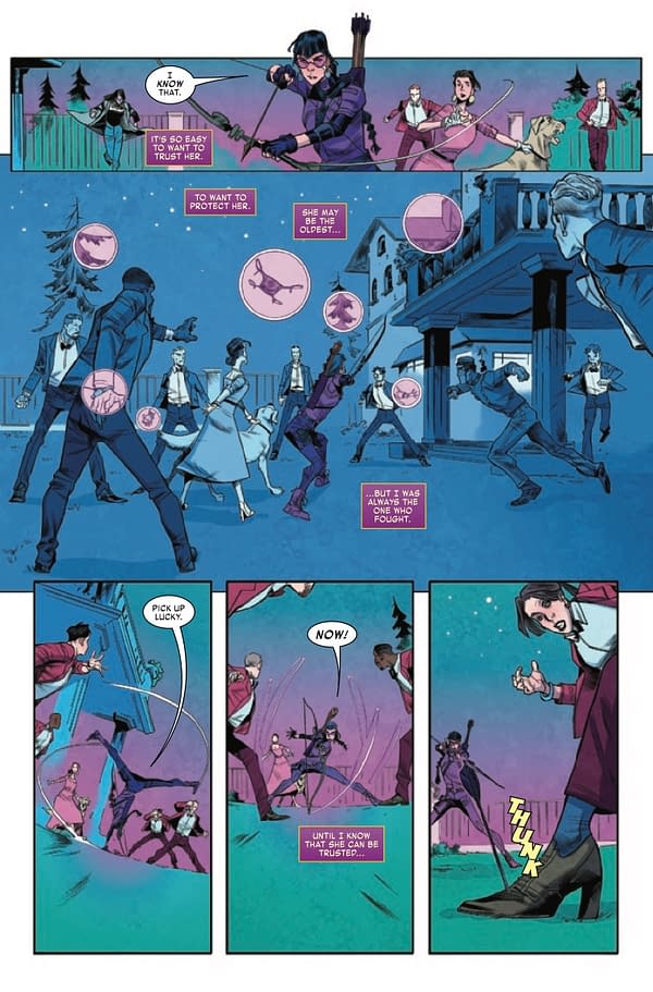 Interior preview page from Hawkeye: Kate Bishop #3