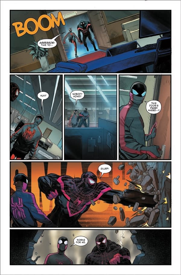 Interior preview page from Miles Morales: Spider-Man #34