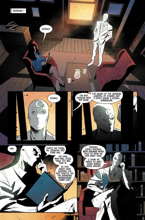 Interior preview page from Moon Knight #7