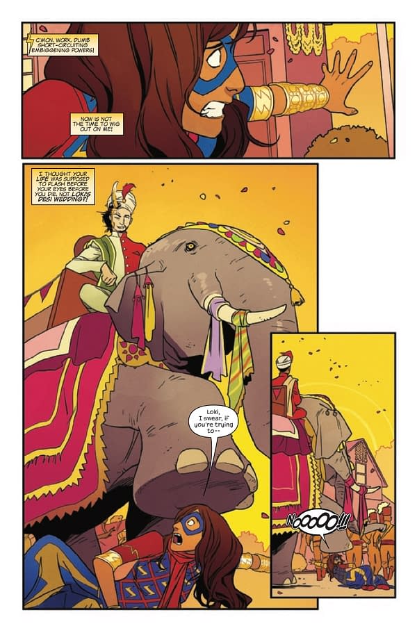 Interior preview page from Ms. Marvel: Beyond the Limit #2