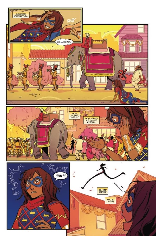 Interior preview page from Ms. Marvel: Beyond the Limit #2