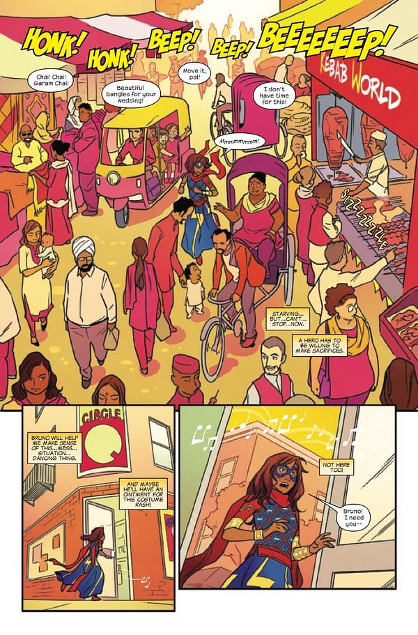 Interior preview page from Ms. Marvel: Beyond the Limit #2