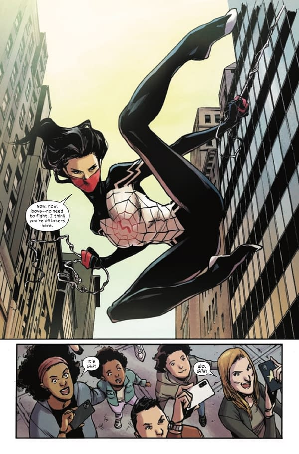 Interior preview page from Silk #1