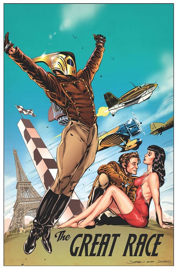 Cover image for ROCKETEER THE GREAT RACE #1 (OF 4) CVR A GABRIEL RODRIGUEZ