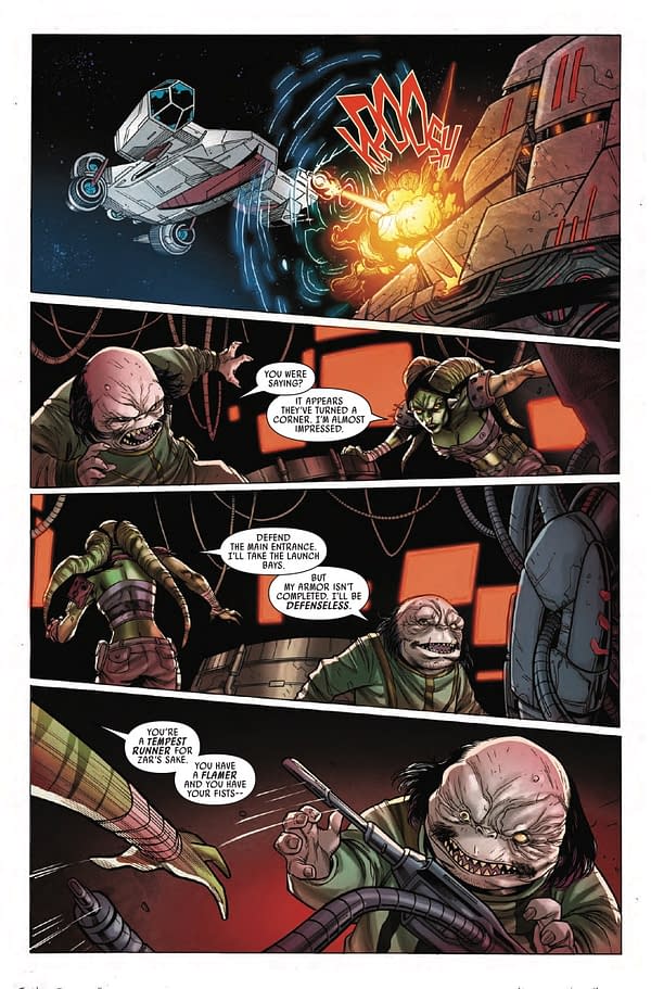 Interior preview page from Star Wars: The High Republic #13