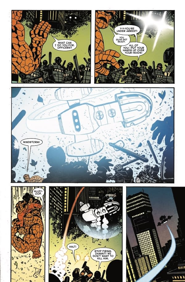 Interior preview page from The Thing #3