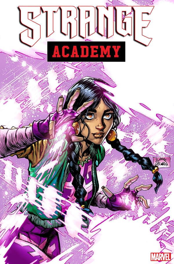 Cover image for STRANGE ACADEMY 16 STEGMAN CHARACTER SPOTLIGHT VARIANT