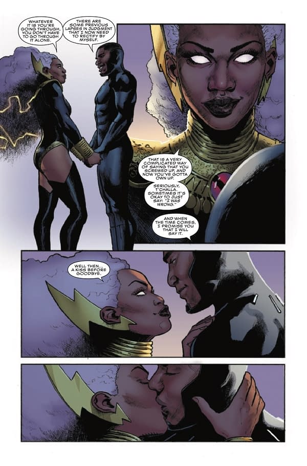 Interior preview page from BLACK PANTHER #4 ALEX ROSS COVER