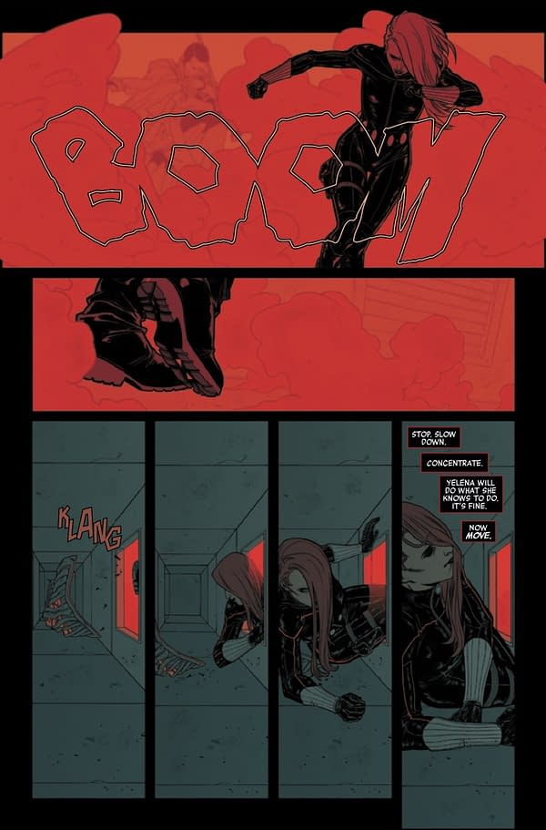Interior preview page from BLACK WIDOW #14 ADAM HUGHES COVER