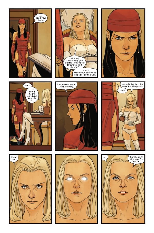 Interior preview page from DEVIL'S REIGN: X-MEN #2 PHIL NOTO COVER