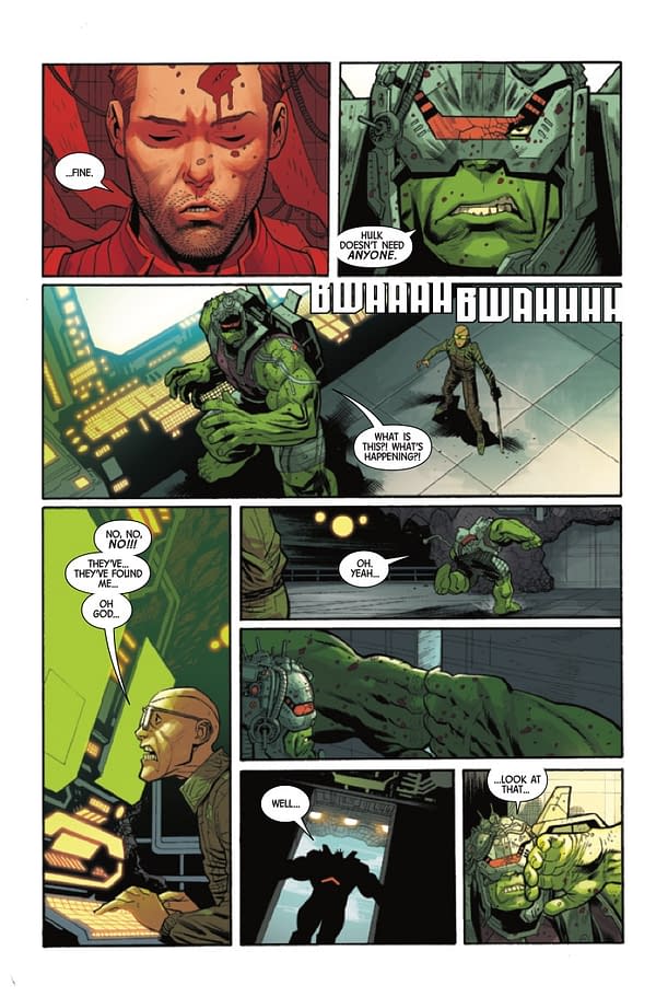 Interior preview page from Hulk #4