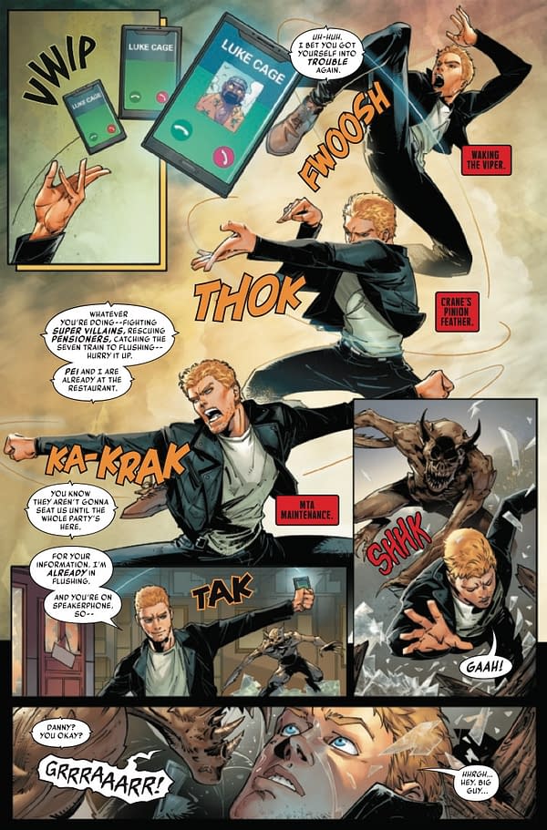 Interior preview page from Iron Fist #1