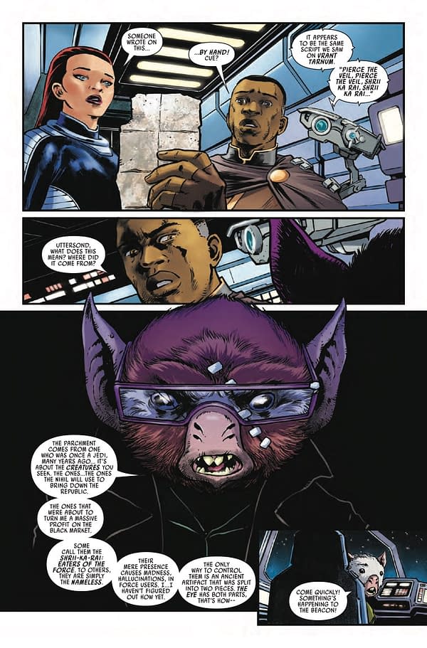 Interior preview page from Star Wars: The High Republic: Trail of Shadows #5