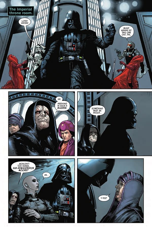 Interior preview page from Star Wars: Darth Vader #20