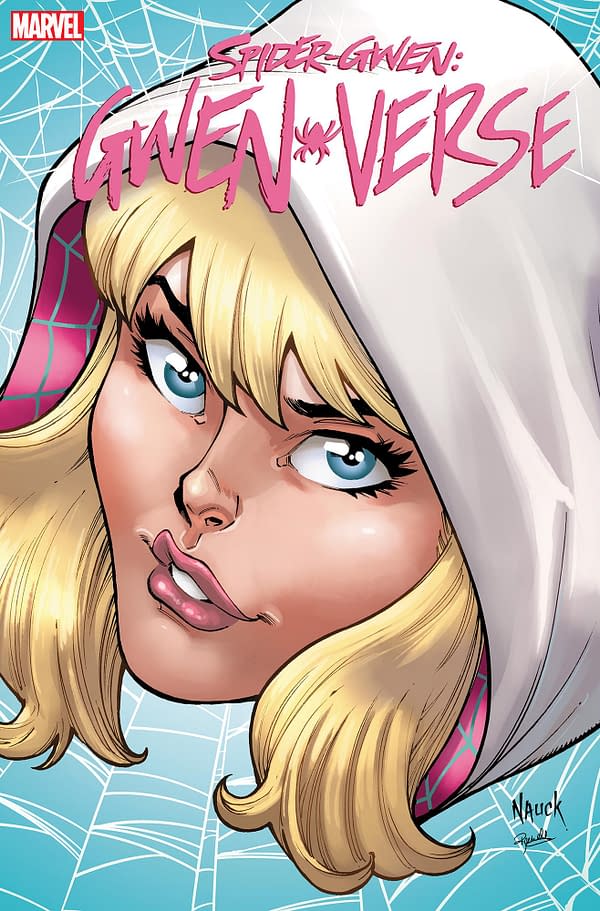 Cover image for SPIDER-GWEN: GWENVERSE 1 NAUCK HEADSHOT VARIANT