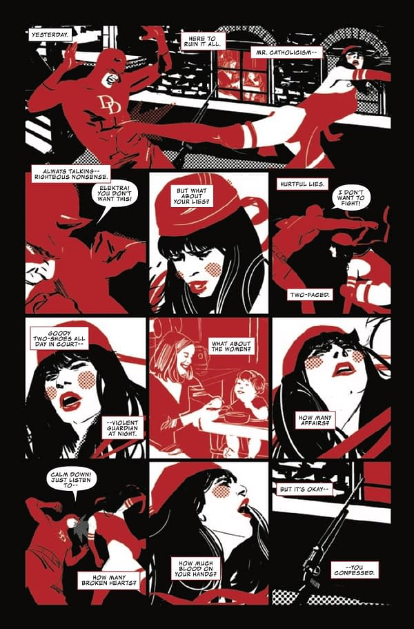 Interior preview page from ELEKTRA: BLACK, WHITE & BLOOD #3 PAULO SIQUEIRA COVER