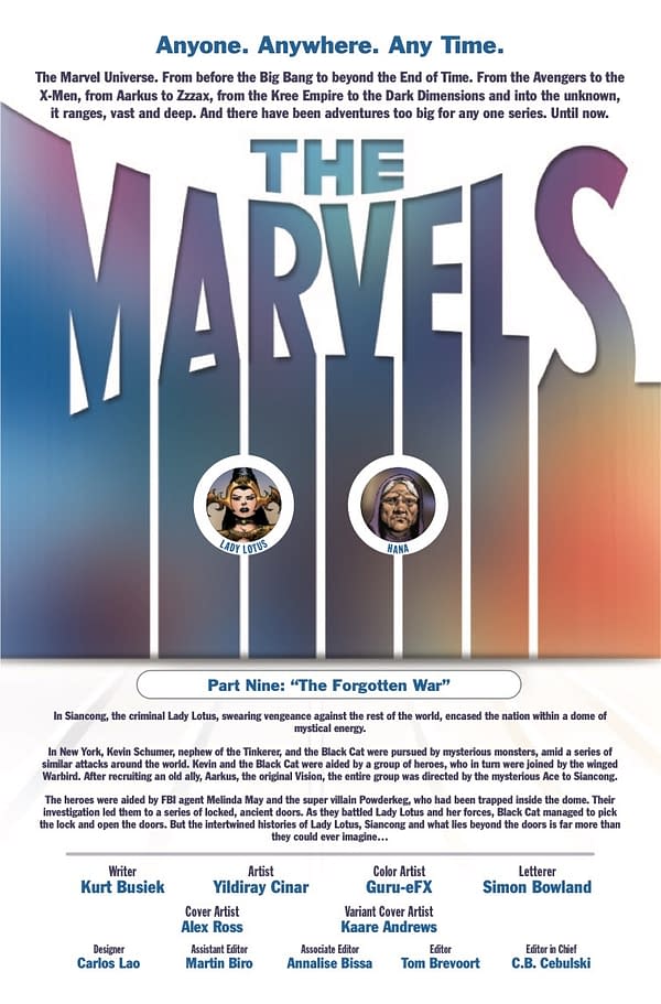 Interior preview page from MARVELS #9 ALEX ROSS COVER